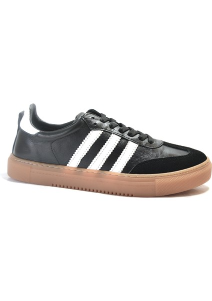 S.89 Hakiki Deri Ortopedik Bağlı Casual Günlük Unisex Ayakkabı