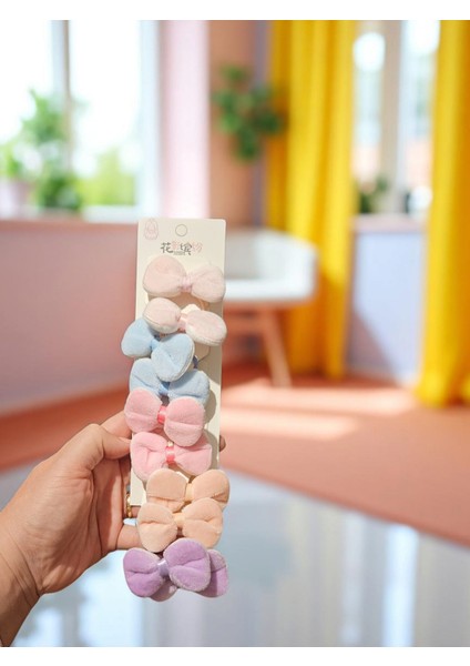 5li (Çift) Çocuk Renkli Fiyonk Çocuk Toka Seti fiyatları