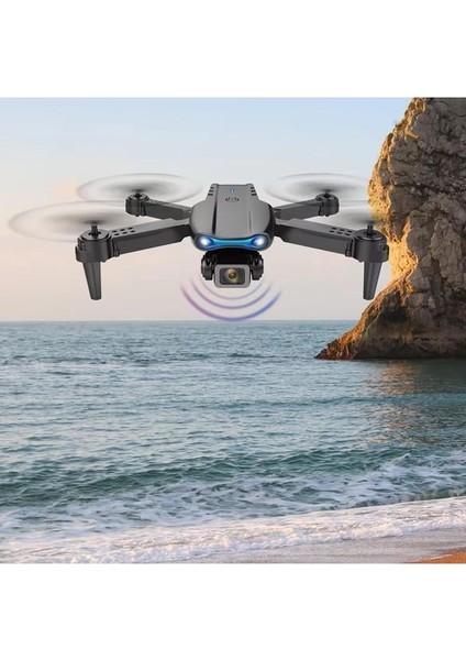 E99 Katlanabilir Drone, Profesyonel Hd Kamera, Wifi, Fpv Fotoğraf Quadcopter Selfie Drone