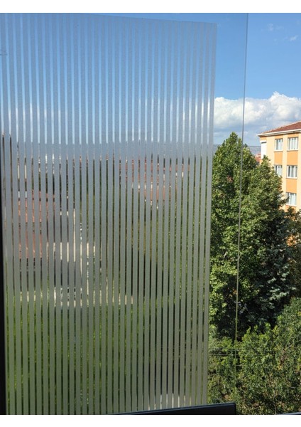 Cam Filmi Kaplama Statik Folyo Buzlu Desenli Duşa Kabin Pencere Ofis Dekorasyon