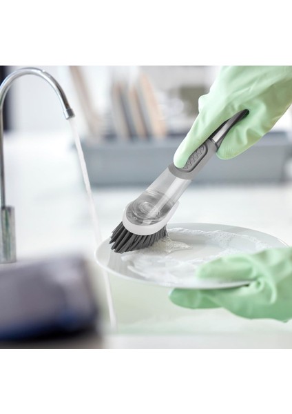 Saplı Doldurulabilir Sabunluk Bulaşık Fırçası 4 Başlıklı modelleri