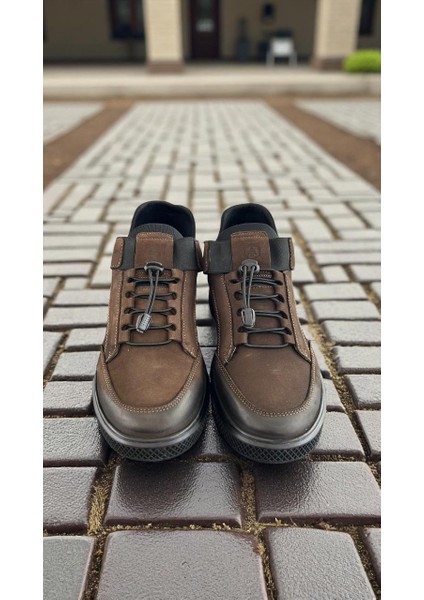 Bilbao Kahve Torje Hakiki Deri Tam Ortopedik Casual Günlük Erkek Ayakkkabı modelleri