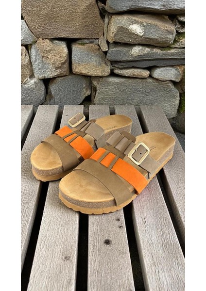 2314 Renkli Tam Ortopedik Günlük Kadın Terlik