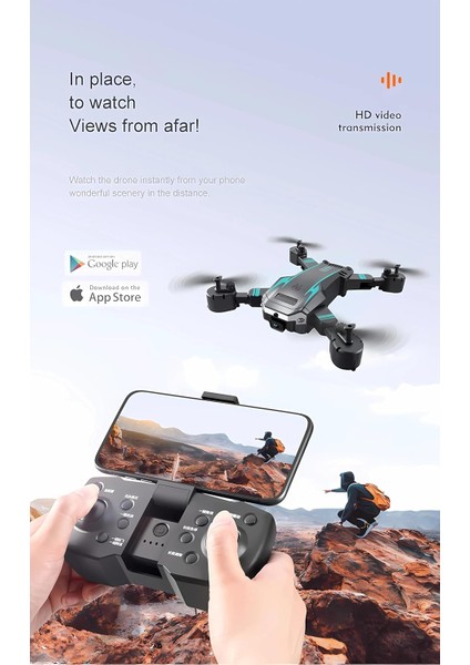S6 Kumandalı, Katlanabilir, Profesyonel Hd Kamera, Wifi, Fpv Fotoğraf Quadcopter Selfie Drone