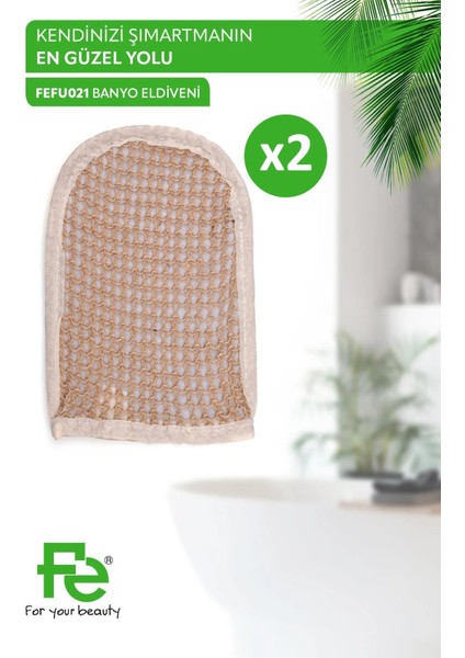Fe Banyo Eldiveni 2 Adet