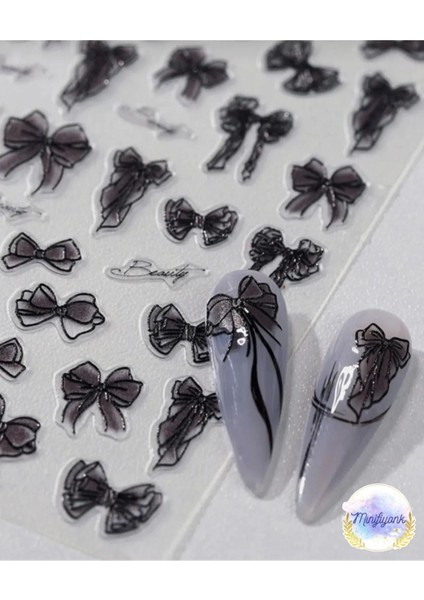 Tırnak Sticker Protez Tırnak Kalıcı Oje Süsleme, Nail Art Sticker