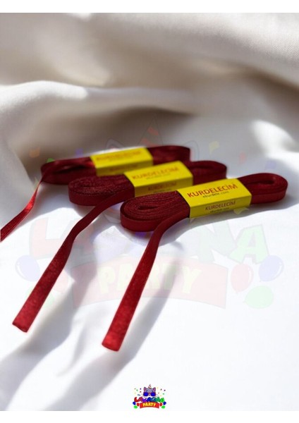 Polyester Saten Kırmızı Kurdele 10 Metre fiyatları
