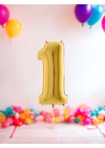 Büyük Boy Rakam Gold Folyo Balon