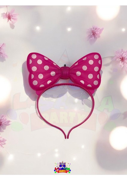 Plastik Işıklı Pembe Minnie Mouse Taç fiyatları