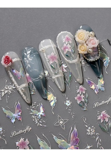 Tırnak Sticker Protez Tırnak Kalıcı Oje Süsleme, Nail Art Sticker fiyatları