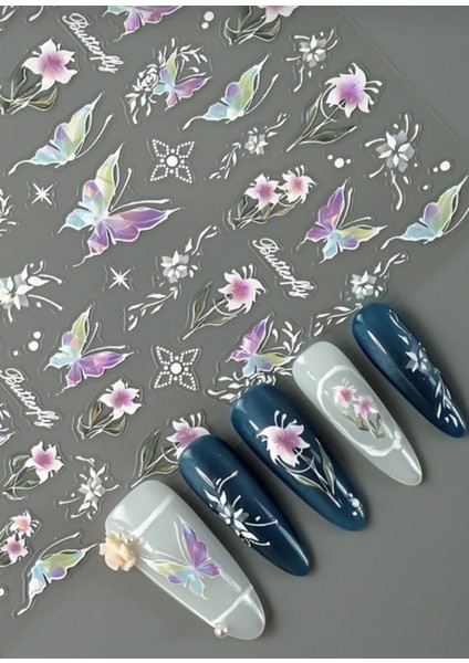 Tırnak Sticker Protez Tırnak Kalıcı Oje Süsleme, Nail Art Sticker indirimleri
