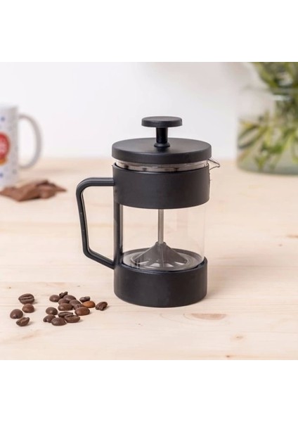 Siyah Cam French Press 350 ml