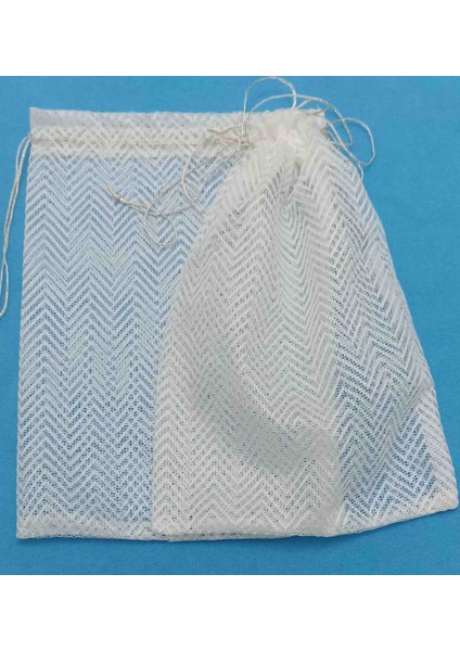 Zigzag Desenli Tül Kese 18*25 cm Ebatında 12 Adettir Hediyelik Bohçalık Çeyizlik fırsatları