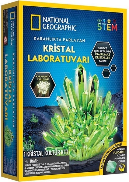 NAT08002 National Geographic Parlayan Kristal Laboratuvarı -Tnggıdcrystal +8 Yaş