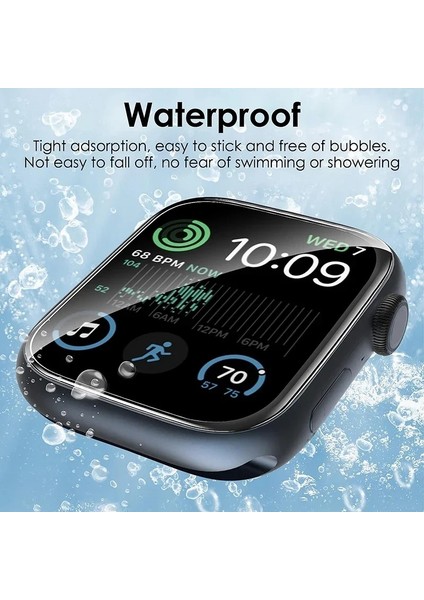 Apple Watch 10 42MM Uyumlu Çizilmeyi Önleyici Zore First Class Zore Pmma Pet Saat Ekran koruyucu modelleri