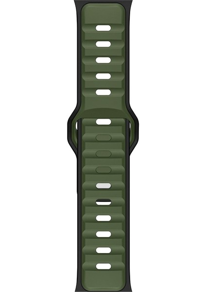 Apple Watch 10 42MM Uyumlu Zore KRD-124 Silikon Kordon Strap Kayış