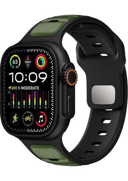 Apple Watch 10 42MM Uyumlu Zore KRD-124 Silikon Kordon Strap Kayış modelleri