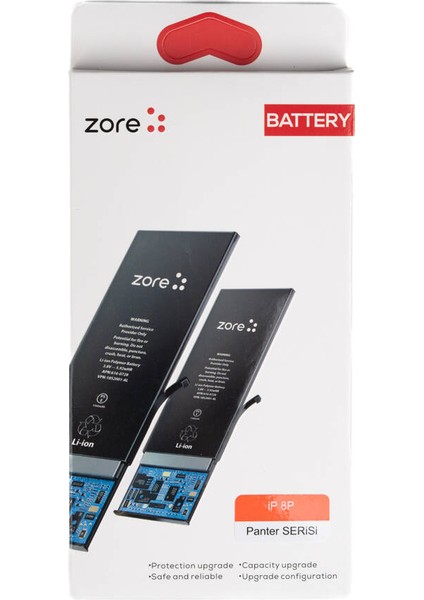 Apple iPhone 8 Plus Uyumlu Zore Panter Serisi Batarya