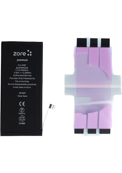 Apple iPhone 8 Plus Uyumlu Zore Panter Serisi Batarya fiyatları