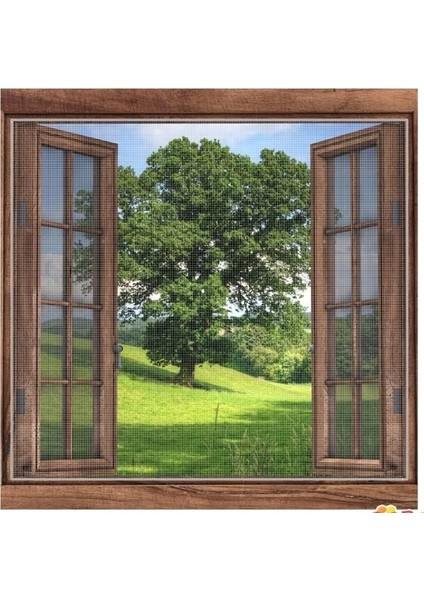 Yapışkanlı Çift Kanat Sineklik