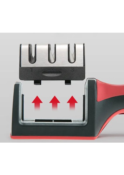 3 Kademeli Profesyonel Bıçak Bileme Aleti Mutfak Makası Bileyici fiyatları