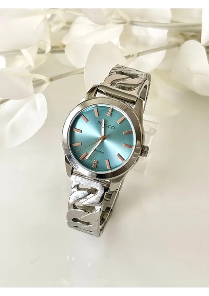 Çelik Özel Tasarım Kadın Kol Saati+Bileklik Hediyeli modelleri