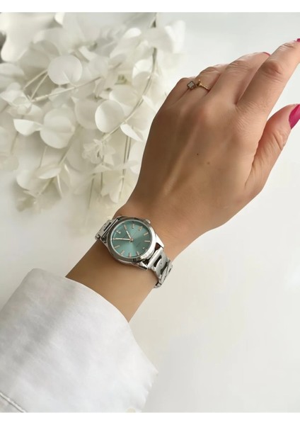 Çelik Özel Tasarım Kadın Kol Saati+Bileklik Hediyeli fırsatları