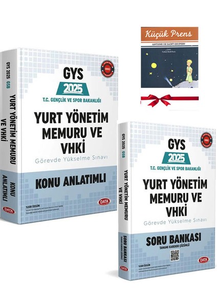 2025 Gys Gençlik ve Spor Bakanlığı Yurt Yönetim Memuru Vhki Görevde Yükselme Sınavına Hazırlık Seti