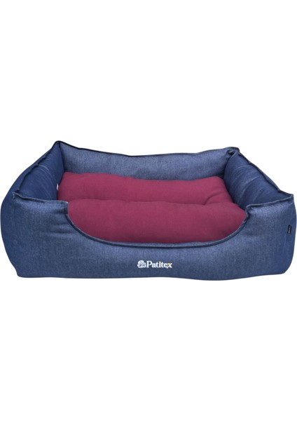 , Lacivert-Bordo Köpek Yatakları,kedi Yatakları,gabardin Kumaş,yıkanabilir,yastıklı fiyatları