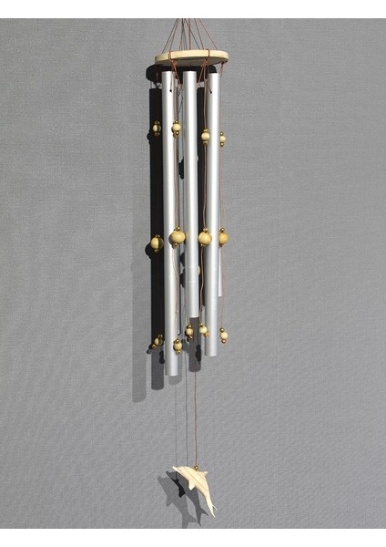 Boncuklu Metal Rüzgar Çanı Model 2