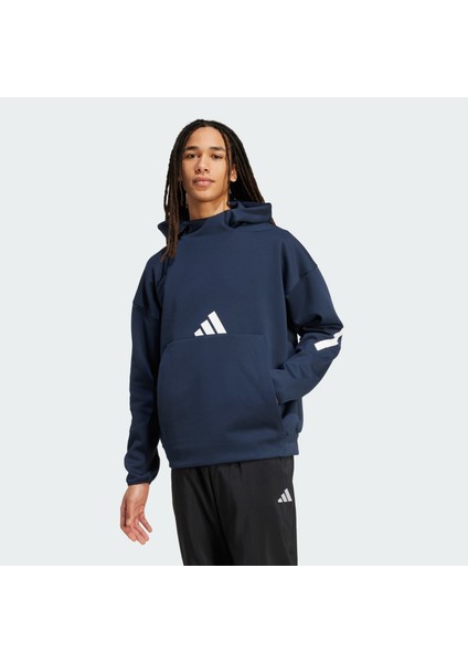 Erkek Mavi Sweatshirt M Z.N.E. HD JW4729