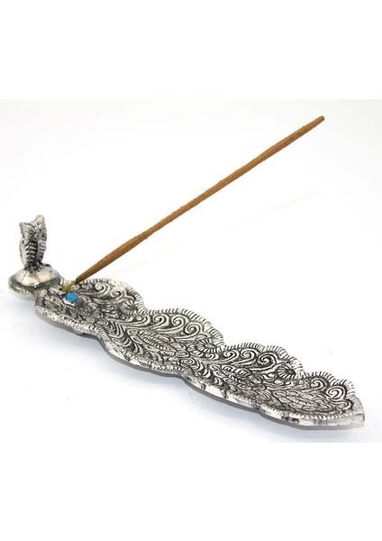 Metal Kayık Baykuş Tasarımı Tütsülük Model 2