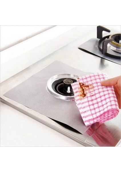 Ocak Koruyucu Alüminyum Ped Seti 4 Adet indirimleri