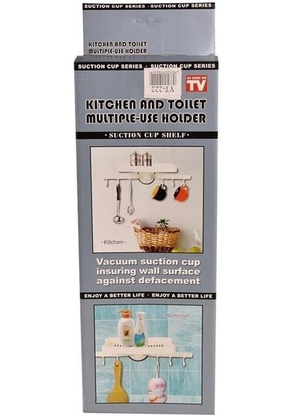 Askılı Raf Çok Fonksiyonlu Mutfak Banyo Tuvalet Tutacak ve Raf indirimleri