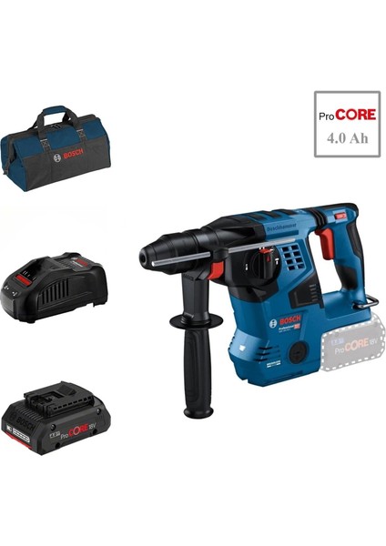 Gbh 18V-28 C 1x4 Ah Procore Akülü Kırıcı Delici Bez Çantalı