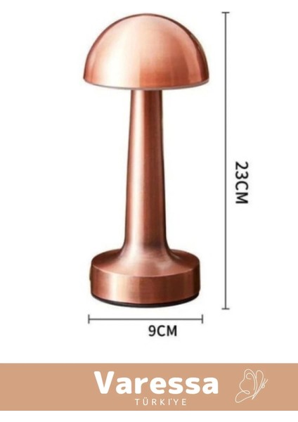 Premium Özel Tasarım 3 Modlu 23 cm x 9 cm Modern Aç/kapa Butonlu Mantar Dokunmatik LED Masa Lambası fiyatları