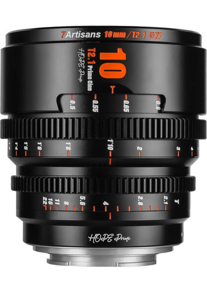 10MM T2.1 S35 Cine Lens (Sony E Mount)