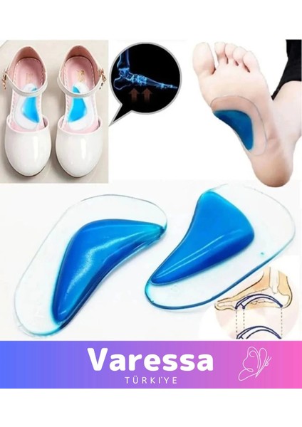 Premium Anatomik Boşluk Doldurucu Jel Düz Tabanlık Ark Desteği Silikon Ayak Tabanlığı Kadın Erkek indirimleri