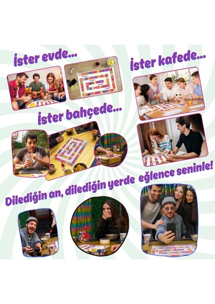 Instagrun Kutu Masa Oyunu - Ciftler ve Partilerde Eglence Kutusu-Instagram Story & Reels Görevleri fiyatları
