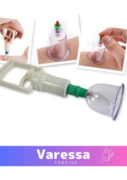 Premium Üretim Özel Kaliteli Kullanışlı Series Çatlak Vakumlu 6 Numara Hacamat Kupası 10 Adet fırsatları