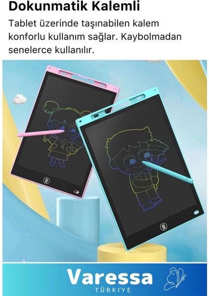 Özel Üretim LCD Ekran Kalemli Dijital Çizim Tableti Yazı Tahtası Boyama Resim Akıllı Tablet 8,5 Inç fiyatları
