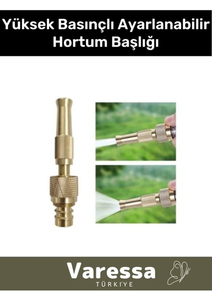 Özel Üretim Yeni 15MM Bahçe Araba Dış Cephe Balkon Yüksek Basınçlı Ayarlanabilir Hortum Başlığı