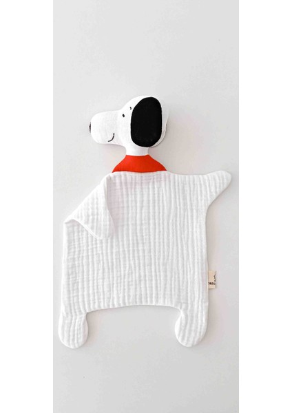 Snopy Set %100 Pamuklu 8 Katlı Müslin Uyku Arkadaşı- Diş Kaşıyıcı / Bebek Hediyelik / Oyuncak modelleri