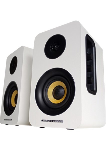Kumpel 50W Rms Hoparlör 2.0 Bluetooh 5.0 Rca Optik Beyaz Renk