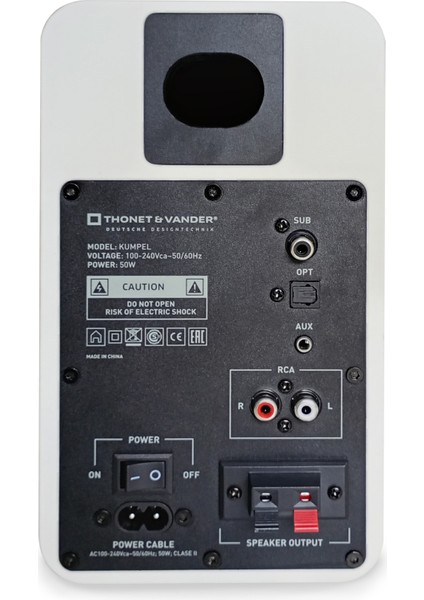 Kumpel 50W Rms Hoparlör 2.0 Bluetooh 5.0 Rca Optik Beyaz Renk fırsatları