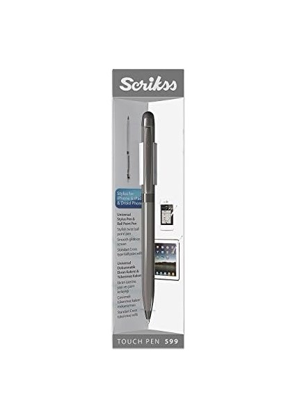 Touch Pen 599 Stylus Tükenmez Kalem Titanyum