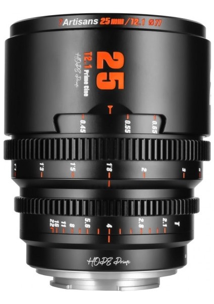 7ARTISANS 25MM T2.1 S35 Cine Lens (Sony E Mount)