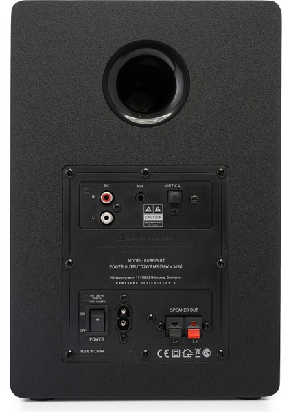 Kurbis 72W Rms Hoparlör 2.0 Sinema Bluetooh 5.0 Rca Optik Uzaktan Kumanda Siyah Renk