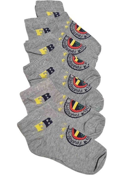 6 Lı Fenerbahçe Taraftar Çocuk Patik Çorap