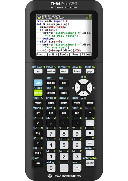 Instruments Tı-84 Plus Ce-T Python Edition Grafik Hesap Makinesi